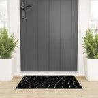Exotic Black Crocodile Patent Leather Welcome Mat Gallery Image 3