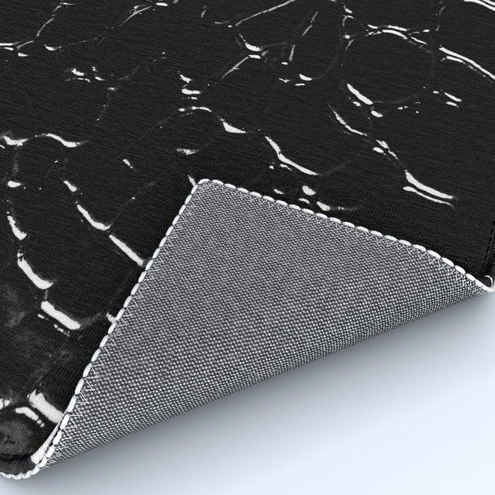 Exotic Black Crocodile Patent Leather Rug Gallery Image 4
