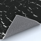 Exotic Black Crocodile Patent Leather Rug Gallery Image 4