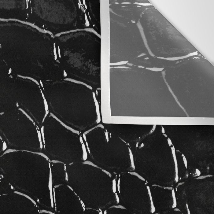 Exotic Black Crocodile Patent Leather Wall Tapestry Gallery Image 3