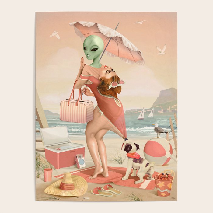 Day at the Beach Poster Gallery Image 4