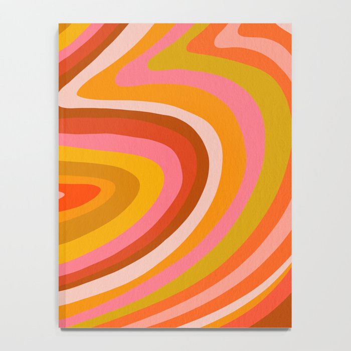 Sunshine Melt - Retro Ochre Notebook Gallery Image 4