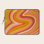 Sunshine Melt - Retro Ochre Laptop Sleeve Gallery Image 1
