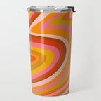Sunshine Melt - Retro Ochre Travel Mug Gallery Image 2