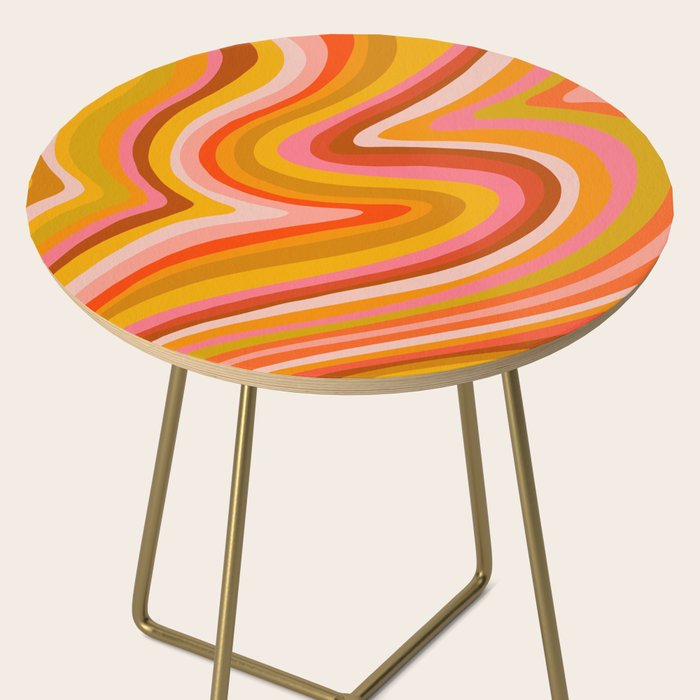 Sunshine Melt - Retro Ochre Side Table Gallery Image 2