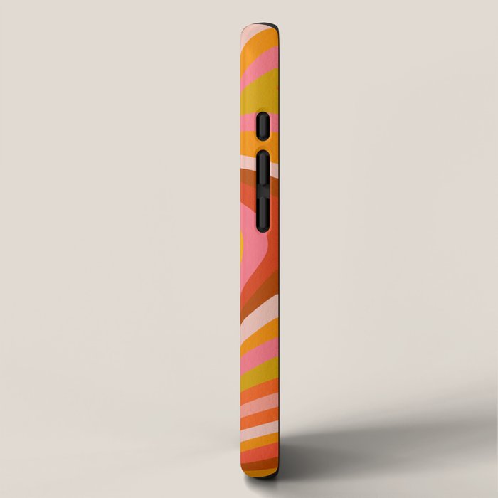 Sunshine Melt - Retro Ochre iPhone Case Gallery Image 2