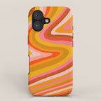 Sunshine Melt - Retro Ochre iPhone Case Gallery Image 1