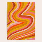 Sunshine Melt - Retro Ochre Poster Gallery Image 4