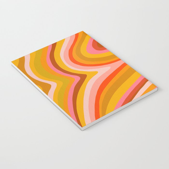 Sunshine Melt - Retro Ochre Notebook Gallery Image 3