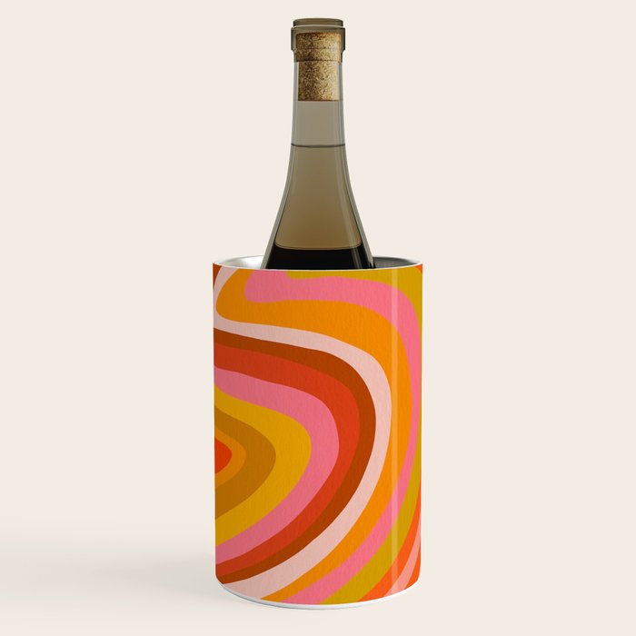 Sunshine Melt - Retro Ochre Wine Chiller Gallery Image 3