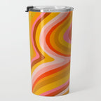 Sunshine Melt - Retro Ochre Travel Mug Gallery Image 3