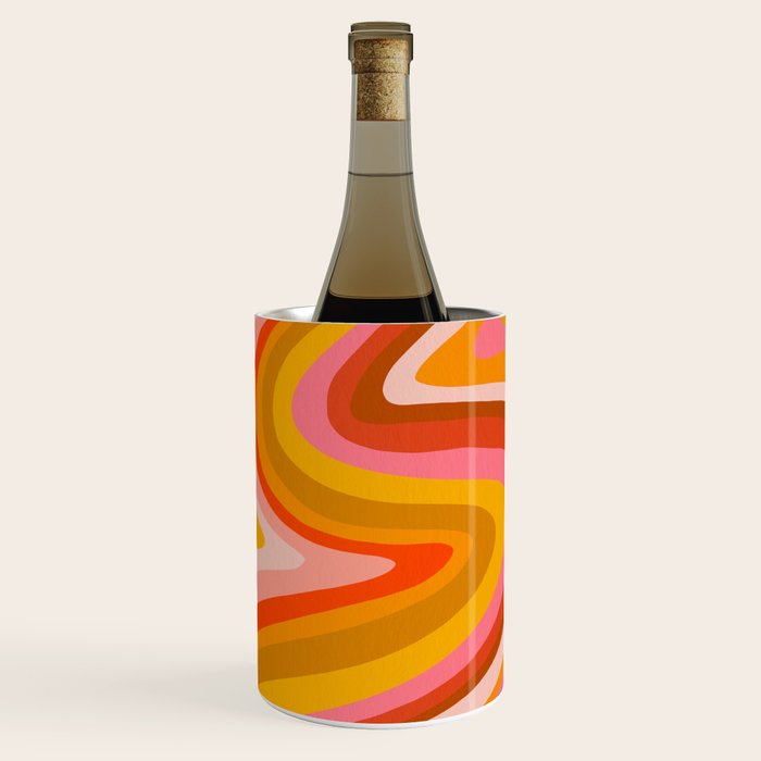 Sunshine Melt - Retro Ochre Wine Chiller Gallery Image 1