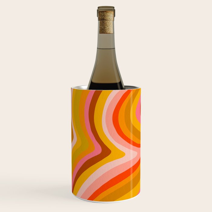 Sunshine Melt - Retro Ochre Wine Chiller Gallery Image 2