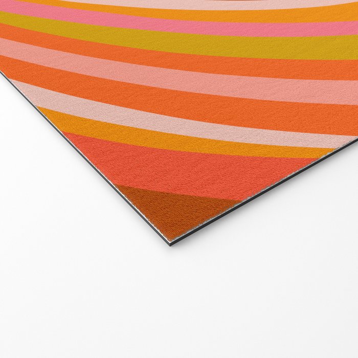 Sunshine Melt - Retro Ochre Welcome Mat Gallery Image 2