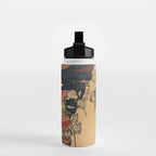 Vintage Alice's Adventures in Wonderland Book Cover Water Bottle Gallery Image 2