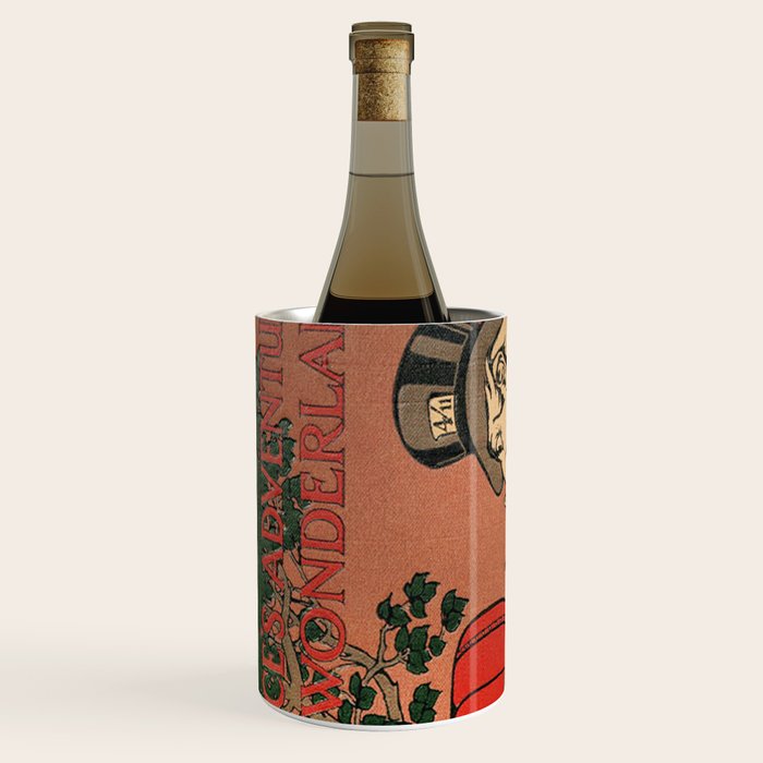 Vintage Alice's Adventures in Wonderland Book Cover Wine Chiller Gallery Image 2