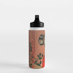 Vintage Alice's Adventures in Wonderland Book Cover Water Bottle Gallery Image 3
