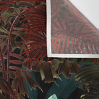 Tropical Night Garden Multicolor Wall Tapestry Gallery Image 3