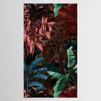 Tropical Night Garden Multicolor Tablecloth Gallery Image 2