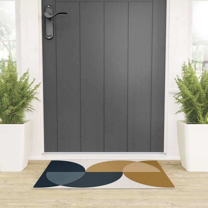 Geometric Harmony XXXIII Welcome Mat Gallery Image 3