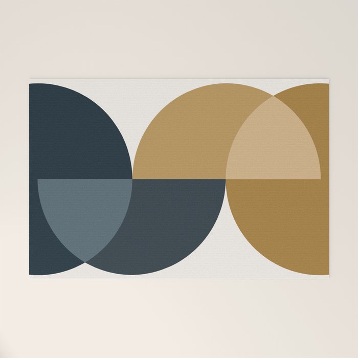 Geometric Harmony XXXIII Welcome Mat Gallery Image 1