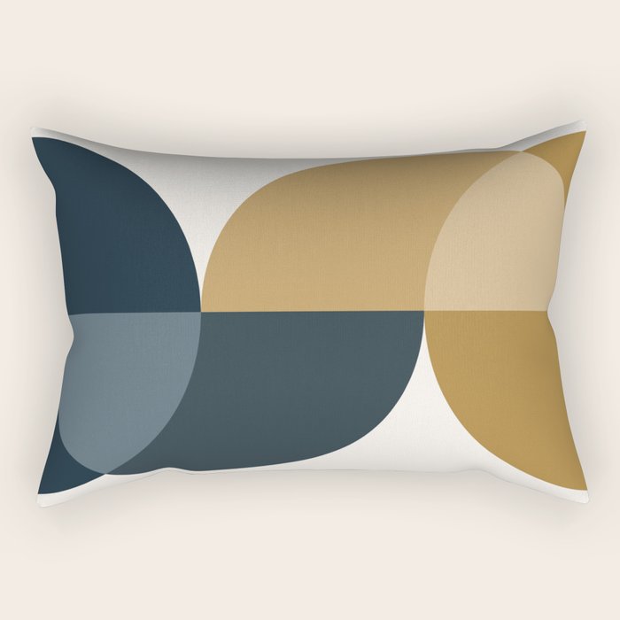 Geometric Harmony XXXIII Rectangular Pillow Gallery Image 2