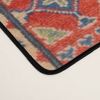 Square Bloom Kazak Handmade Rug Desk Mat Gallery Image 4