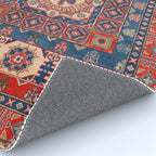 Square Bloom Kazak Handmade Rug Rug Gallery Image 4
