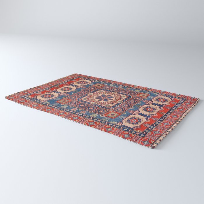 Square Bloom Kazak Handmade Rug Rug Gallery Image 3