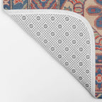 Square Bloom Kazak Handmade Rug Bath Mat Gallery Image 2