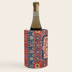 Square Bloom Kazak Handmade Rug Wine Chiller Gallery Image 2