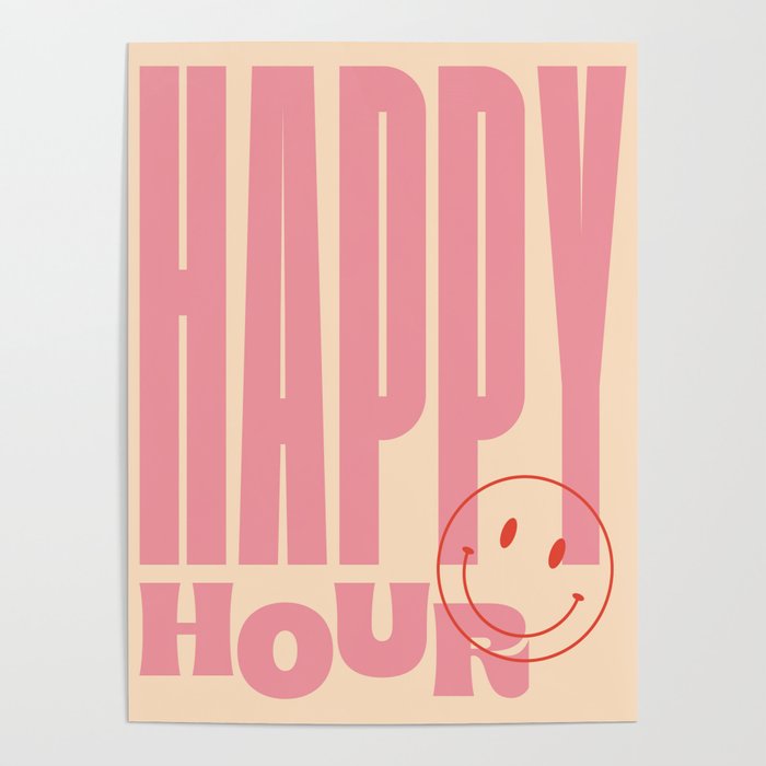 Happy Hour Pink Poster Gallery Image 1