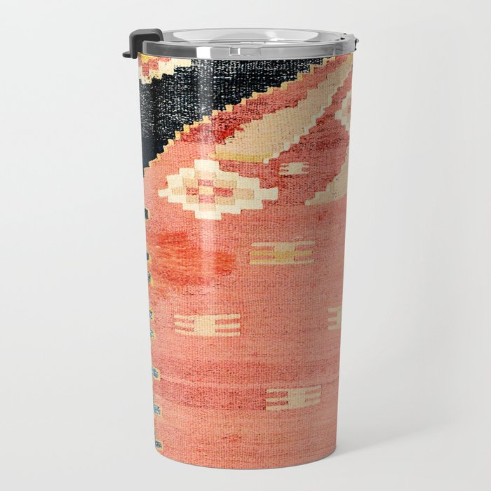 South West Anatolia  Antique Turkish Niche Kilim Print Travel Mug Gallery Image 3