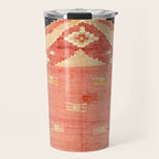 South West Anatolia  Antique Turkish Niche Kilim Print Travel Mug Gallery Image 1