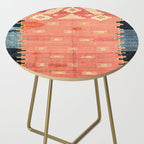 South West Anatolia  Antique Turkish Niche Kilim Print Side Table Gallery Image 2