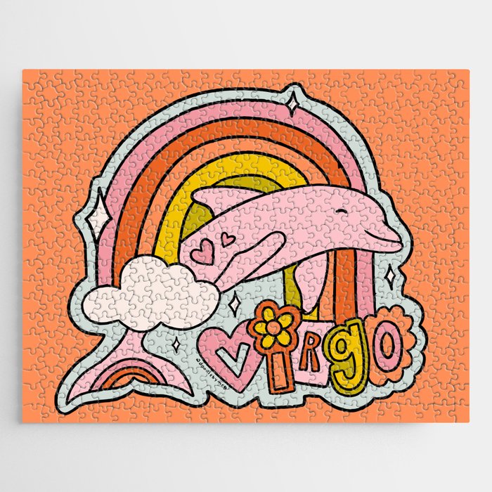 Virgo Dolphin Jigsaw Puzzle Gallery Image 1