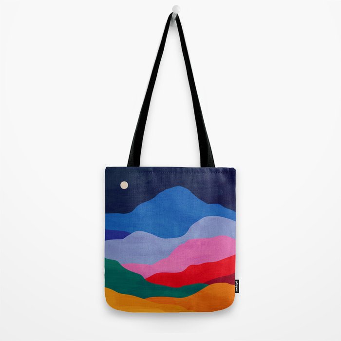 Night sky over mountains Tote Bag Gallery Image 2