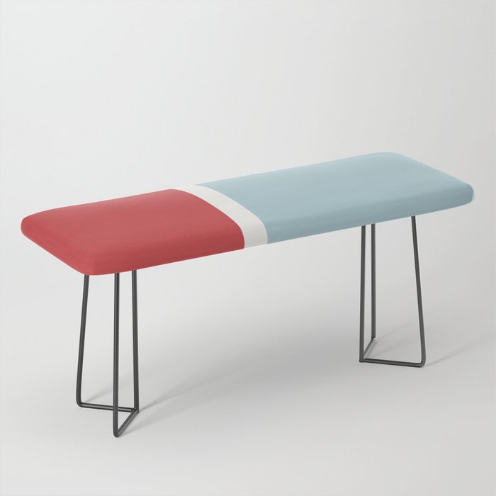 Color Block I Blue Red Bench Gallery Image 1
