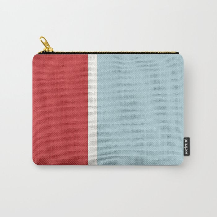 Color Block I Blue Red Carry All Pouch Gallery Image 1