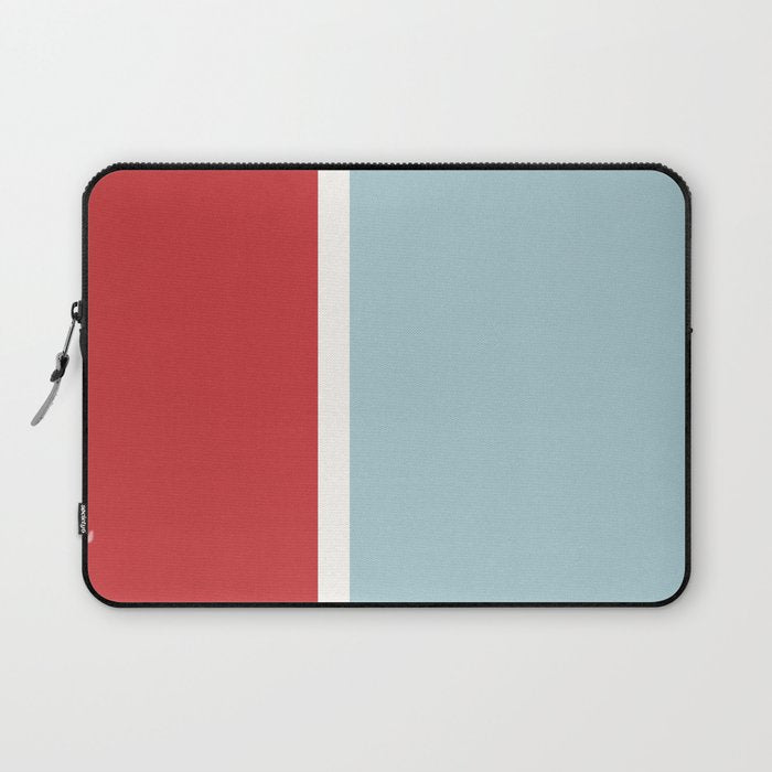Color Block I Blue Red Laptop Sleeve Gallery Image 1