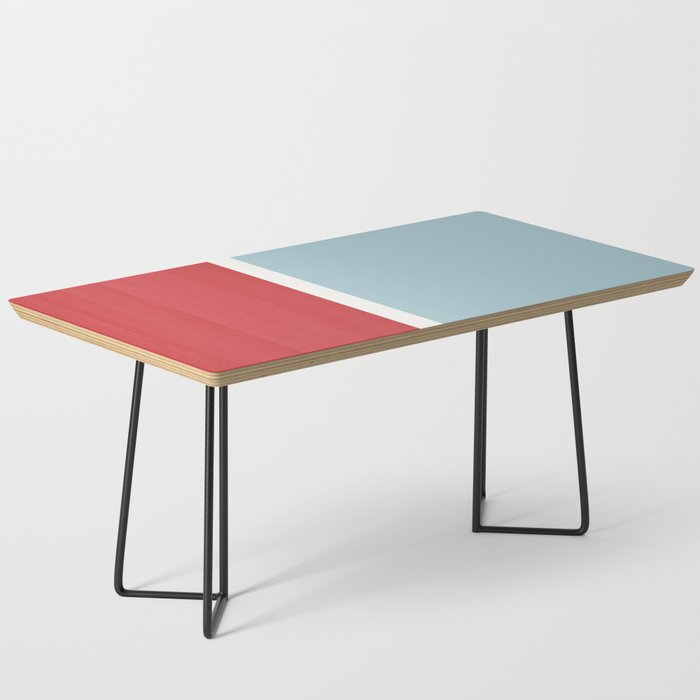 Color Block I Blue Red Coffee Table Gallery Image 1