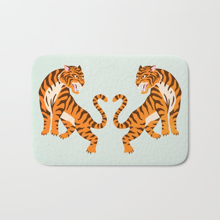 The Roar: Orange Tiger Edition Bath Mat Gallery Image 1