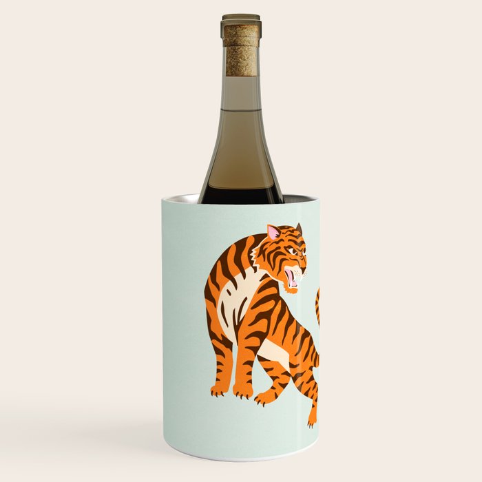 The Roar: Orange Tiger Edition Wine Chiller Gallery Image 2