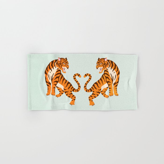 The Roar: Orange Tiger Edition Bath Towel Gallery Image 1