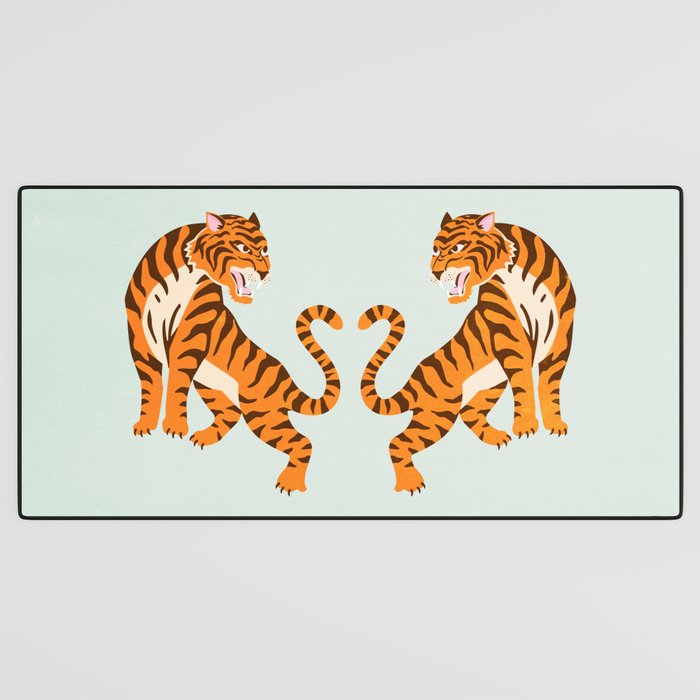 The Roar: Orange Tiger Edition Desk Mat Gallery Image 3