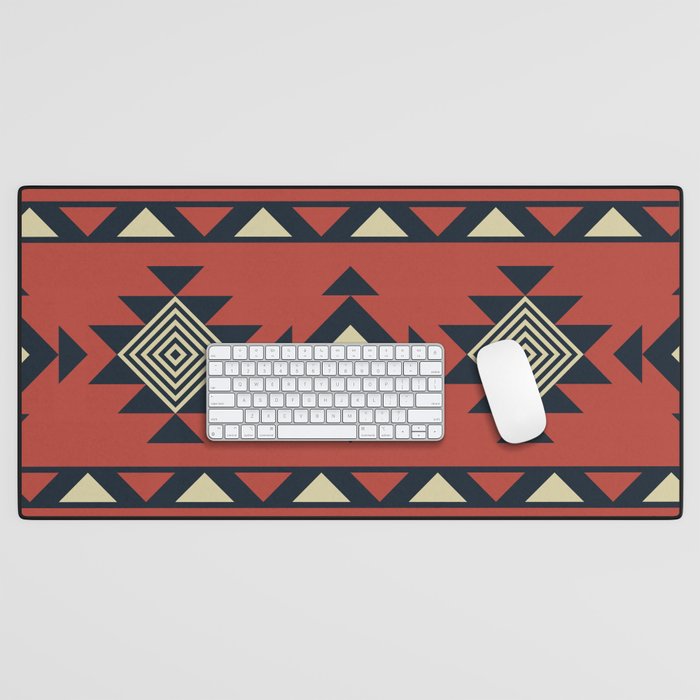 Aztec pattern Desk Mat Gallery Image 1