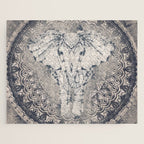 Indian Elephant Mandala Jigsaw Puzzle Gallery Image 1