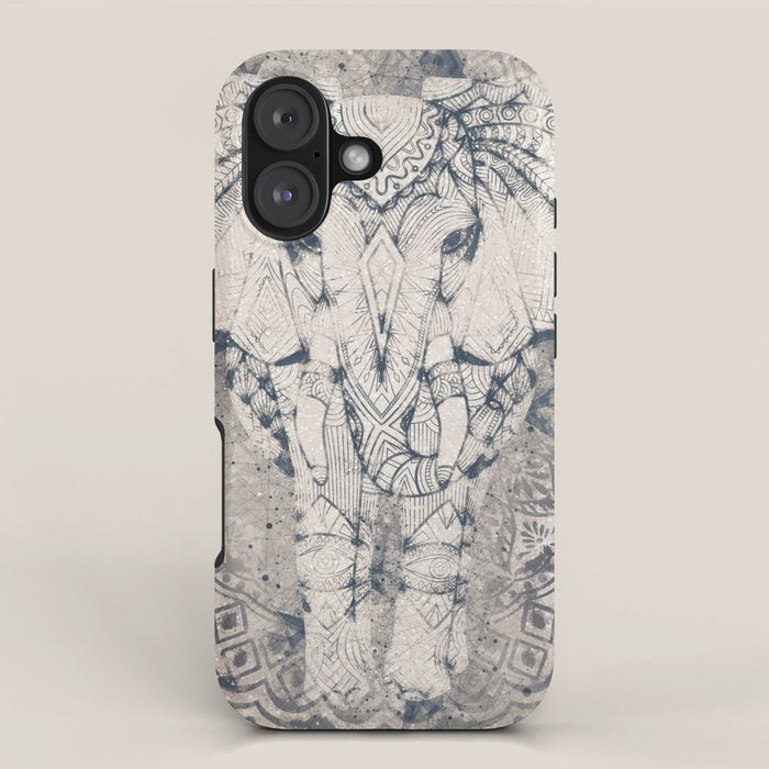 Indian Elephant Mandala iPhone Case Gallery Image 1