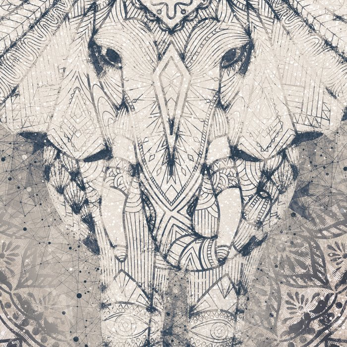 Indian Elephant Mandala Coffee Mug Gallery Image 2