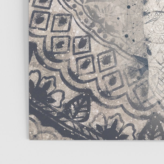 Indian Elephant Mandala Poster Gallery Image 3